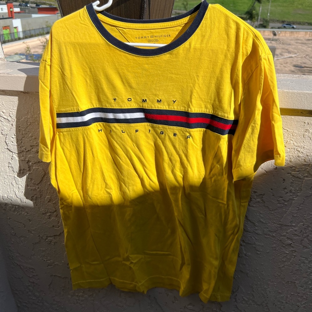 Tommy Hilfiger yellow men’s shirt
